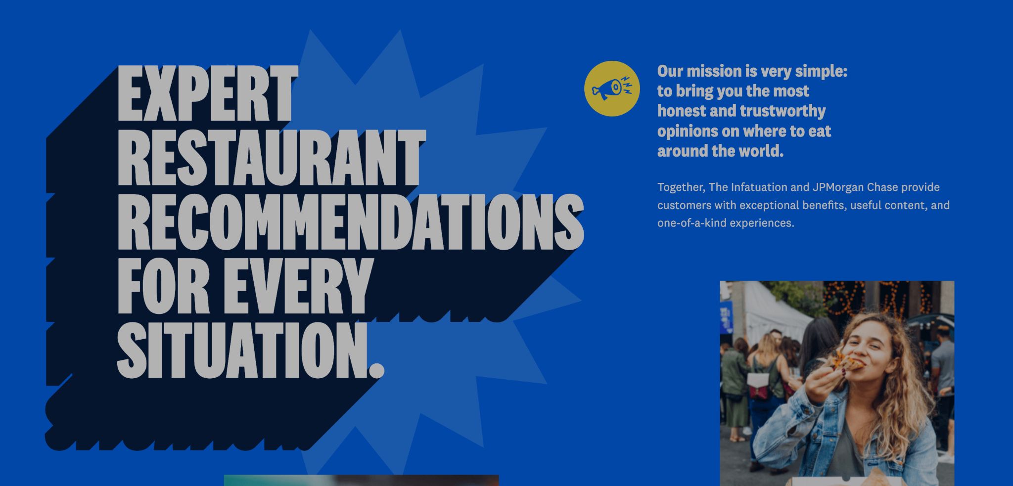 The Infatuation brand visual