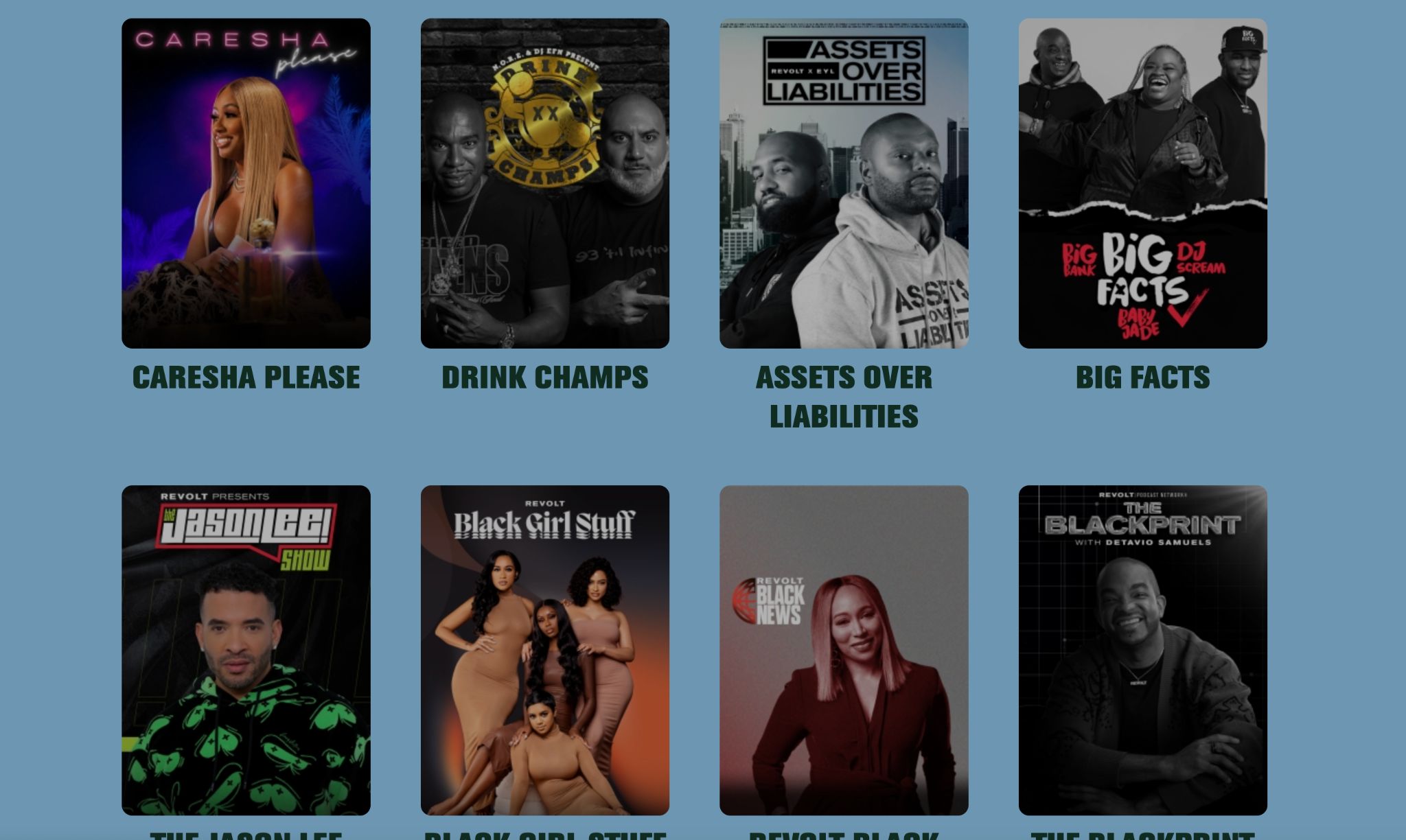 REVOLT TV brand visual